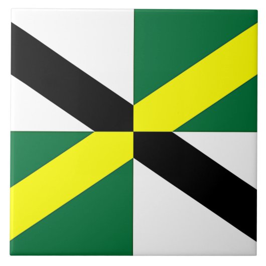 Monterey City Flag Tile Fliese (Vorderseite)