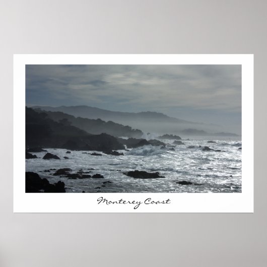 Monterey Coast Print Poster (Vorne)