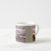 Monterey Fishermans Wharf Landschaftliche kaliforn Espressotasse (Vorderseite Rechts)