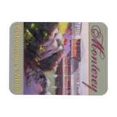 Monterey Fishermans Wharf Landschaftliche kaliforn Magnet (Horizontal)