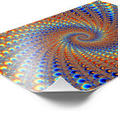 Monterey Fraktal Art Fotodruck (Ecke)