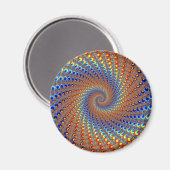 Monterey Fraktal Art Magnet (Vorderseite/Rückseite)