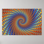 Monterey Fraktal Art Poster (Vorne)