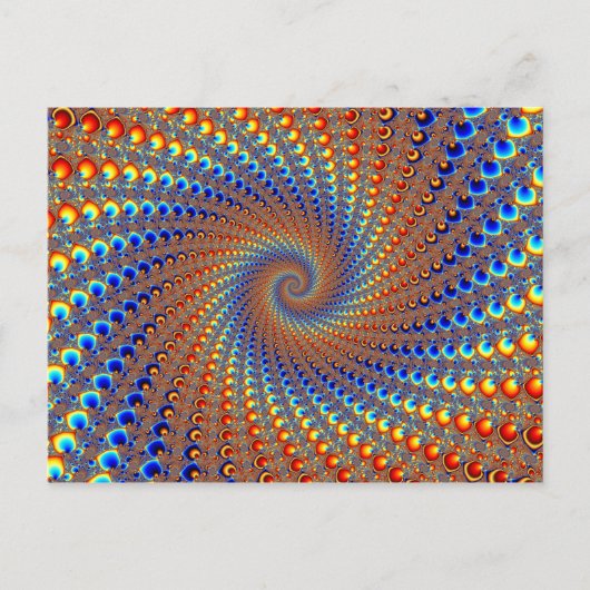 Monterey Fraktal Art Postkarte (Vorderseite)