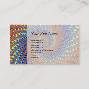 Monterey Fraktal Art Visitenkarte
