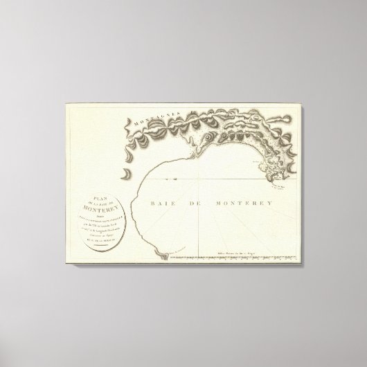 Monterey, Kalifornien Leinwanddruck (Vorderseite)