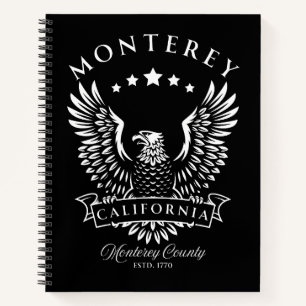 Monterey Kalifornien Vintage Adler Notizblock