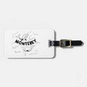Monterey Kalifornien Wale Gepäckanhänger (Vorderseite horizontal)