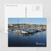 Monterey Marina, Monterey, California Postcard Postkarte (Vorne/Hinten)