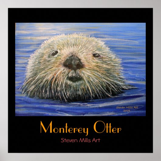 Monterey Otter Poster (Vorne)
