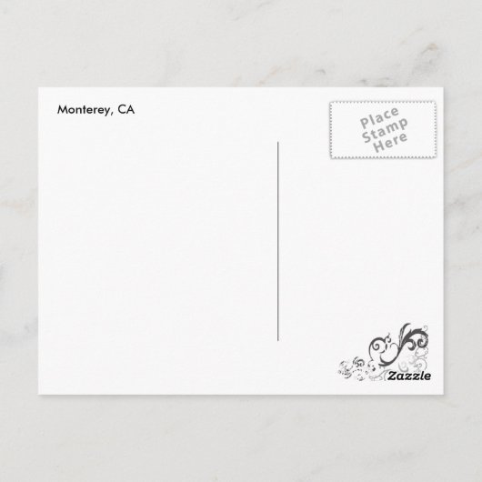 Monterey Postkarte (Rückseite)