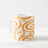 Monterey-Strudel Tasse-Orange Kaffeetasse (Vorderseite Links)