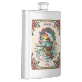 Monterey Tattoo Design: Ein Symbol für Kraft Pow Flachmann (Rechts)