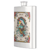 Monterey Tattoo Design: Ein Symbol für Kraft Pow Flachmann (Links)