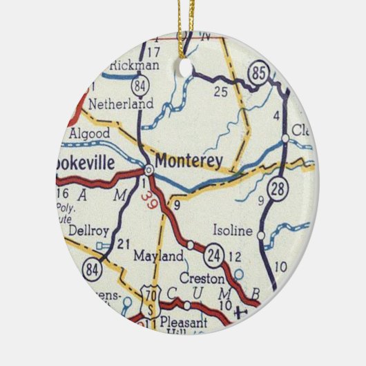 Monterey TN Keramik Ornament (Links)