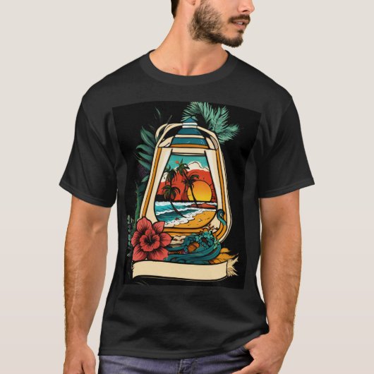 Monterey Tropics: Ikonische Tattoo T-Shirt (Vorderseite)