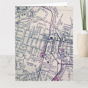 Monterey, Vintage Karte CA