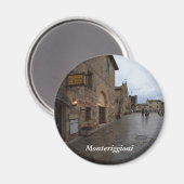 Monteriggioni Magnet (Vorderseite/Rückseite)