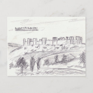 Monteriggioni Postcard Postkarte