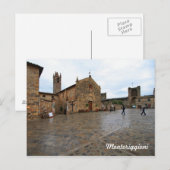 Monteriggioni Postkarte (Vorne/Hinten)