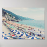 Monterosso al Mare, Cinque Terre, Italien Foto Poster<br><div class="desc">Aussicht auf den Strand von Monterosso al Mare,  Cinque Terre,  Italien</div>