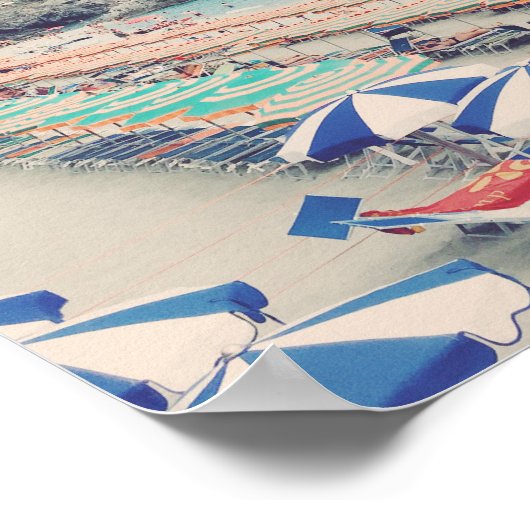 Monterosso al Mare, Cinque Terre, Italien Foto Poster (Ecke)