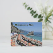 Monterosso al Mare Postkarte (Stehend Vorderseite)
