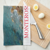 Monterosso al Mare view Teetuch Geschirrtuch (Viertel Falte)