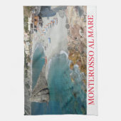 Monterosso al Mare view Teetuch Geschirrtuch (Vertikal)