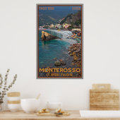 Monterosso Beach Poster (Küche)