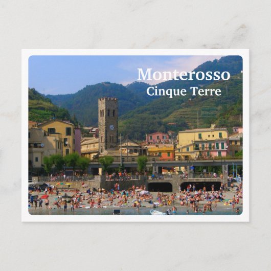 MONTEROSSO - Cinque Terre - Europa - Italien - STR Postkarte (Vorderseite)