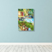 Monterosso Cinque Terre Leinwanddruck (Insitu (Holzboden))