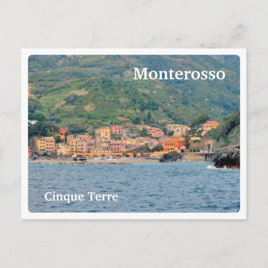 MONTEROSSO - Italien - CINQUE TERRE - Ansichten vo Postkarte (Vorderseite)