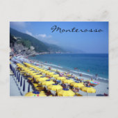 Monterosso-Strand Postkarte (Vorderseite)