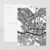 Monterrey Mexico City Map Postkarte (Vorne/Hinten)