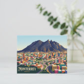 Monterrey Mexiko Postkarte (Stehend Vorderseite)