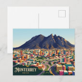 Monterrey Mexiko Postkarte (Vorne/Hinten)