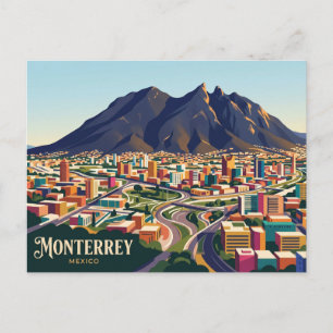 Monterrey Mexiko Postkarte