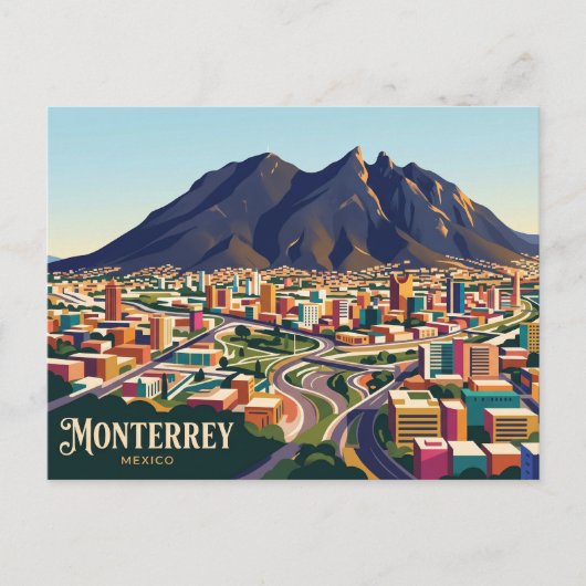Monterrey Mexiko Postkarte (Vorderseite)