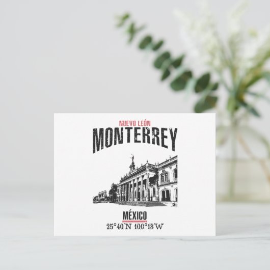 Monterrey Postkarte (Stehend Vorderseite)