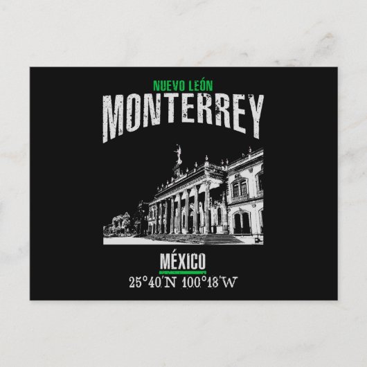 Monterrey Postkarte (Vorderseite)