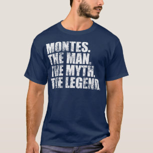 MontesMontes Familienname Montes Nachname Montes T-Shirt