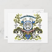 Montesori Peace Postkarte (Vorne/Hinten)