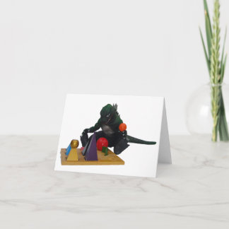 Montessaurus & Grammar Solids Note Card Karte