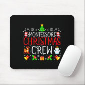Montessori Christmas Crew Matching Xmas Mousepad (Mit Mouse)
