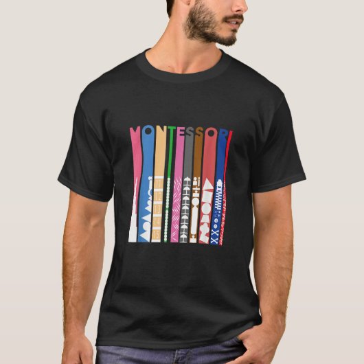 Montessori Colors T-Shirt (Vorderseite)