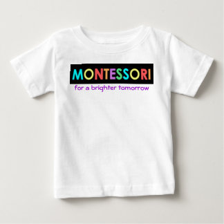 Montessori für ein helleres Morgen Baby/ein Baby T-shirt