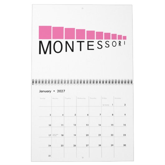 Montessori Kalender und Kunstdrucke (Jan 2027)