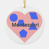Montessori Keramik Ornament (Vorne)