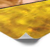 Montessori Kind mit sensorischem Zylinderblock Poster (Ecke)